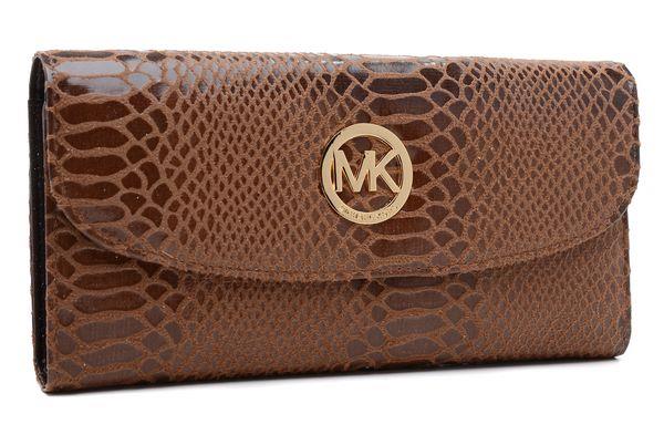 michael kors kaffe patent python-preget skinn lommebok Salg Ingen Skatt j341s